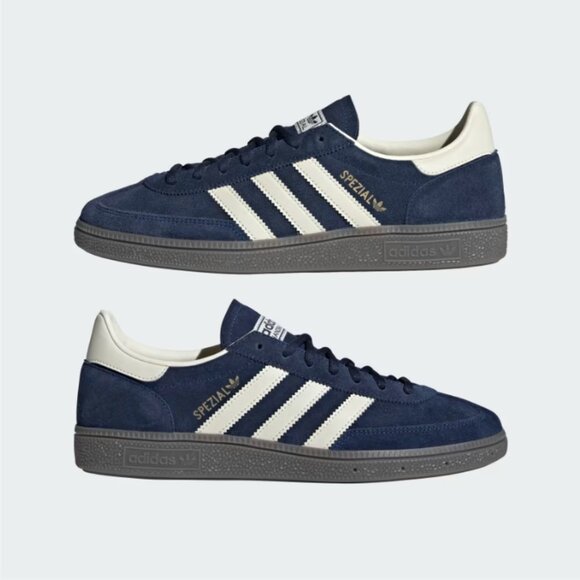 Adidas Handball Spezial Shoes (Night Indigo, Cream White, Cloud White; US M5/W6) - Picture 14 of 16